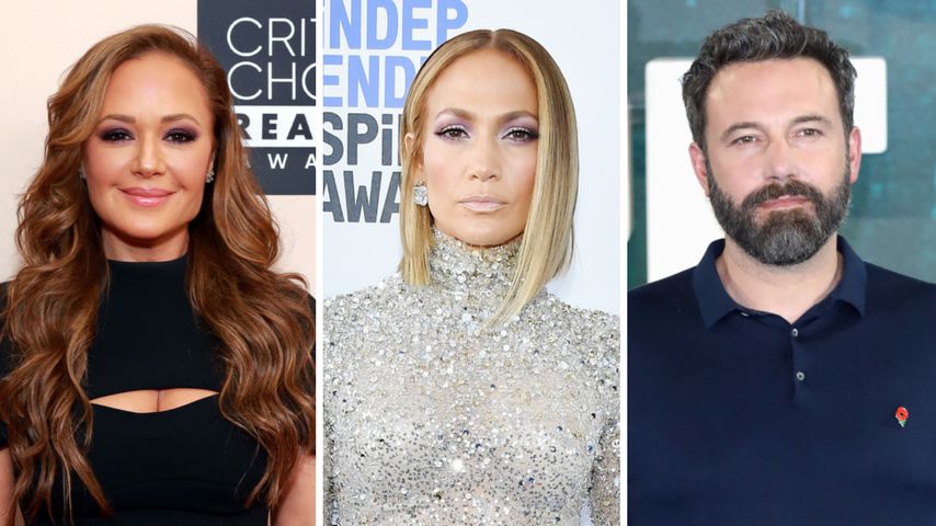 Auf Leah Reminis Party: J.Lo & Ben Affleck im Fotoautomat