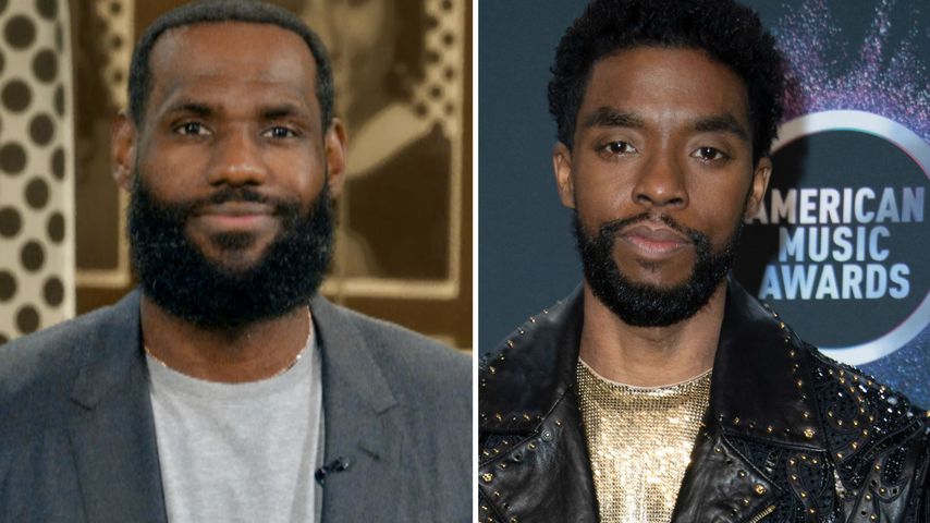 Bei Basketballspiel: LeBron James ehrt Chadwick Boseman (†)