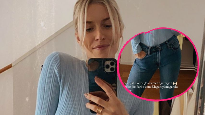 Neu-Mama Lena Gercke trägt nach einem Jahr wieder Jeans