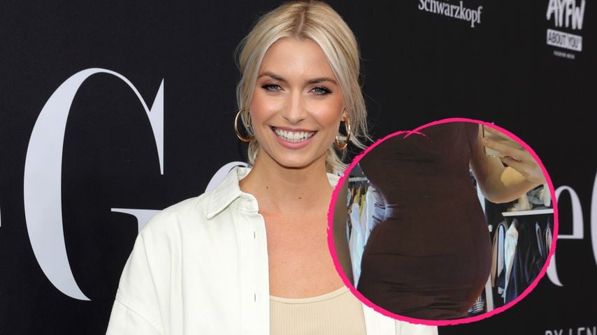 Trotz Babybauch: Lena Gercke passt noch in die alten Kleider