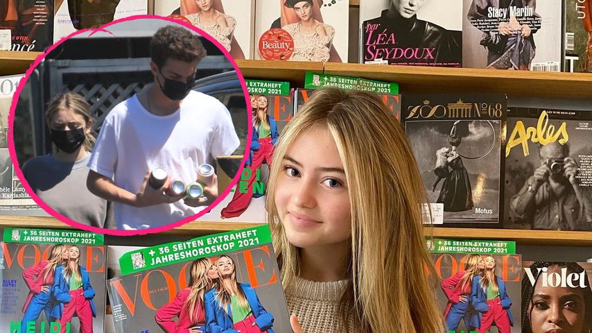 Süße Pärchen-Pics: Leni Klum und ihr Freund Aris in L.A.