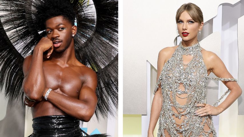 Collage: Lil Nas X und Taylor Swift