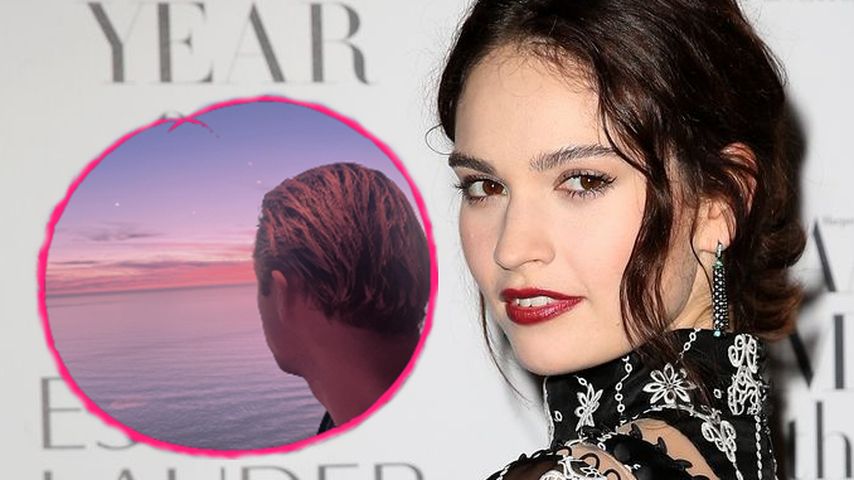 Auf Instagram: Macht Lily James ihre Beziehung offiziell?