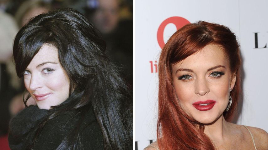 Collage: Lindsay Lohan 2006 und 2012