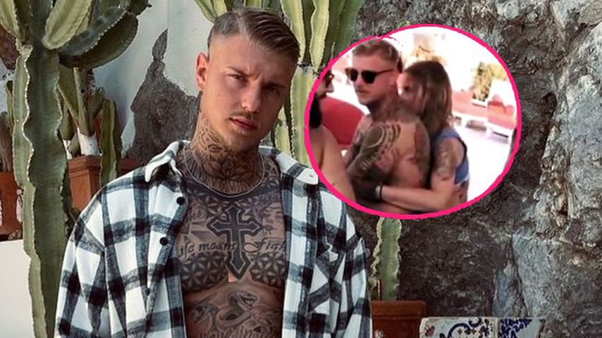 Bild mit Unbekannter: "Love Island"-Paco turtelt im Urlaub