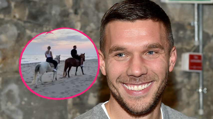 Filmreif: Lukas Podolski genießt Date mit seiner Monika