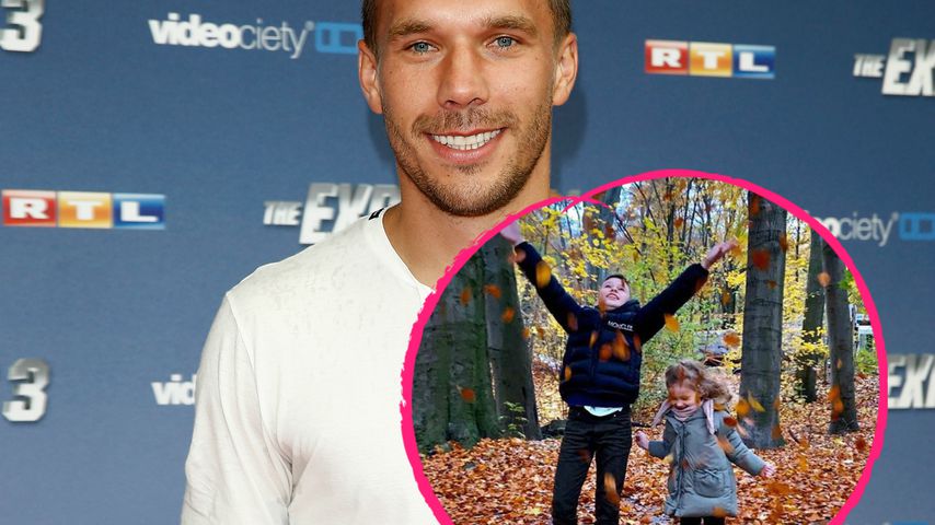 Vollblut-Papa-Poldi: Lukas teilt seltenes Bild seiner Kids!