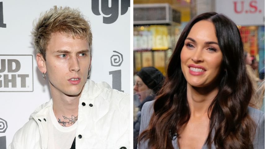 Machine Gun Kelly und Megan Fox turteln nur im Handtuch