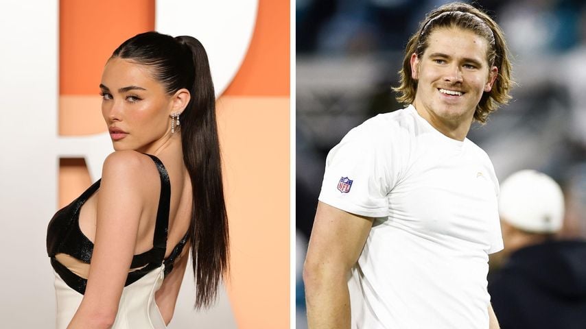 Läuft da was? Madison Beer und Justin Herbert küssen sich