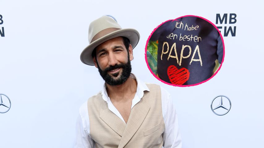 Total süß! Massimo Sinatós Sohn trägt "Bester Papa"-Shirt