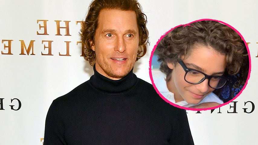 Ganz der Papa: Seltenes Bild von Matthew McConaugheys Sohn