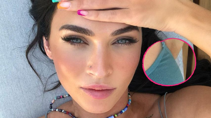 Hat Megan Fox hier etwa ihre Achselhöhle gephotoshoppt?