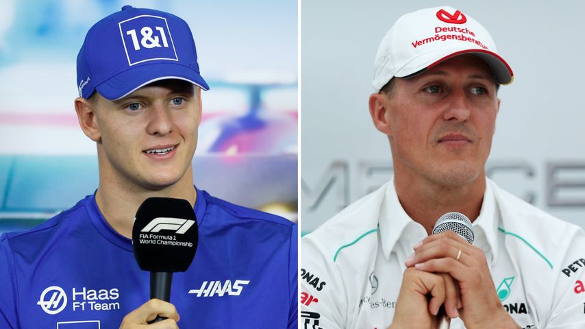 Sohn Mick zollt Vater Michael Schumacher beim Rennen Tribut