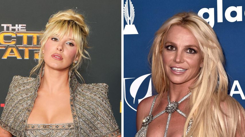 Collage: Millie Bobby Brown und Britney Spears