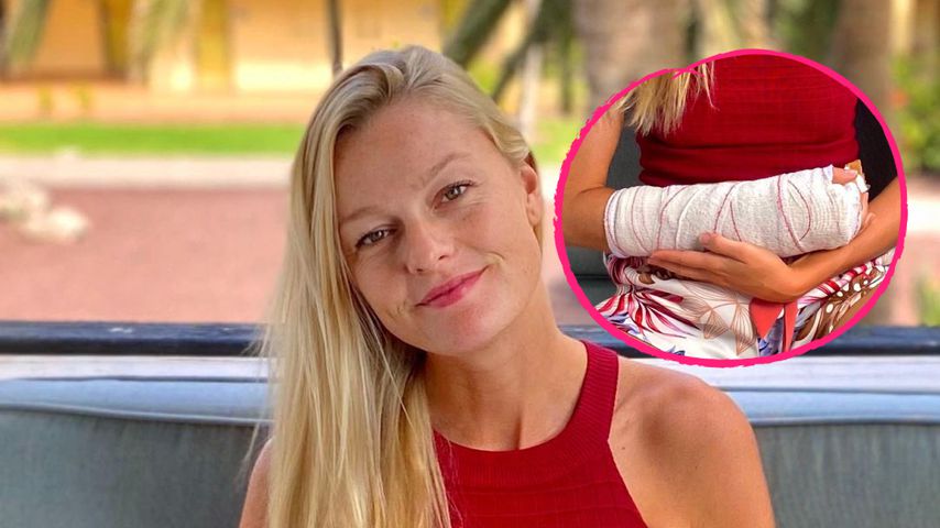 Erneute Verletzung: Miriam Höller trägt einen Gips am Arm!