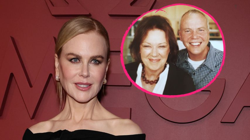 Collage: Nicole Kidman und ihre Eltern Janelle Ann Kidman und Antony Kidman
