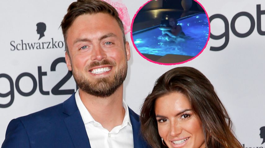 Niko Griesert und Michèle mit Bachelor-Hannah im Urlaub