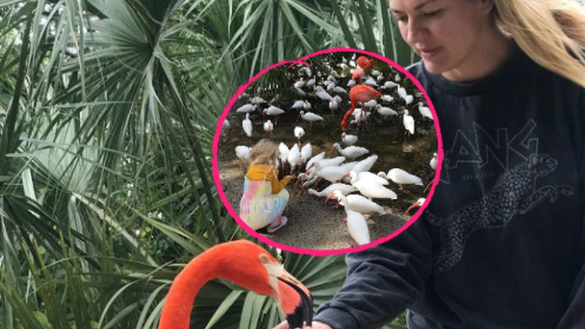 Urlaubsspaß: Nina Bott relaxt mit ihrer Familie in Florida