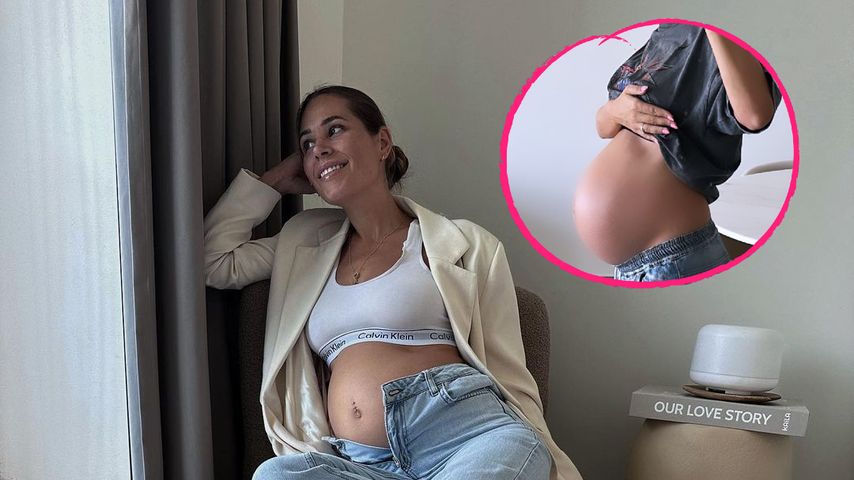 Kurz vor der Geburt: Nina Noel zeigt ihren XXL-Babybauch