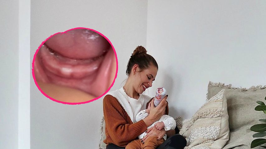 Mit Bild: Sohn von "Krass Schule"-Nina Noel hat ersten Zahn