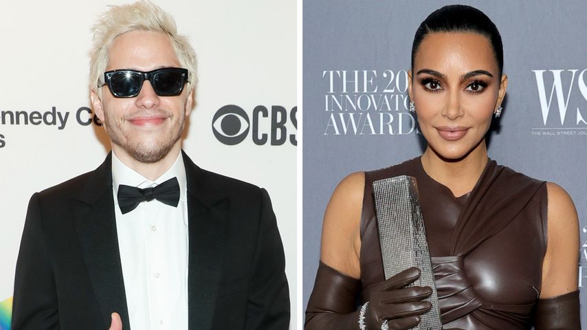 So ernst? Pete Davidson lernt Kim Kardashians Kinder kennen