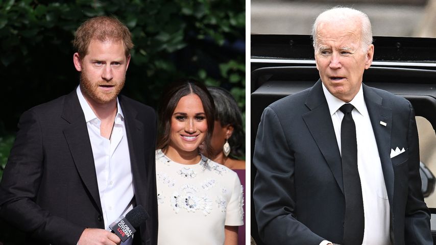 Prinz Harry und Meghan wollten mit Präsident Biden fliegen