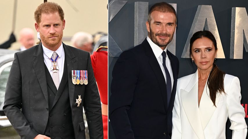 Noch immer Eiszeit zwischen Prinz Harry und den Beckhams?
