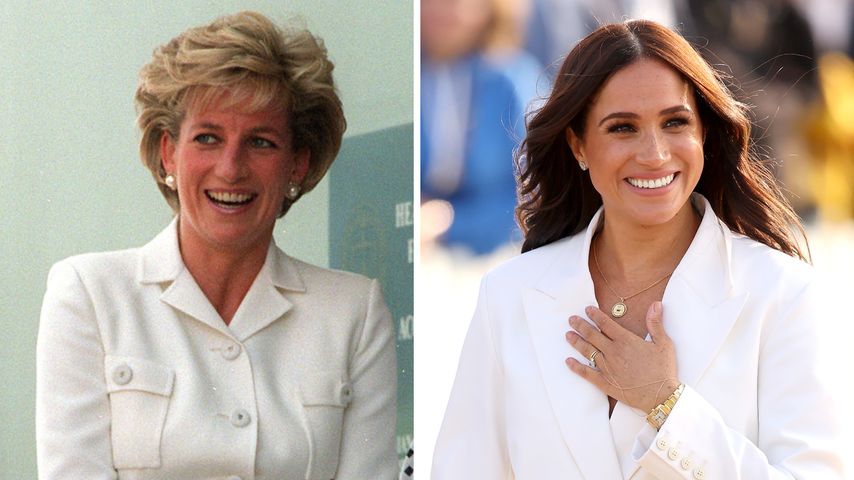 Collage: Prinzessin Diana und Herzogin Meghan