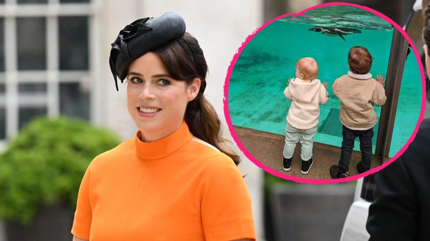 Süß! Prinzessin Eugenie mit Sohn August und Nichte im Zoo