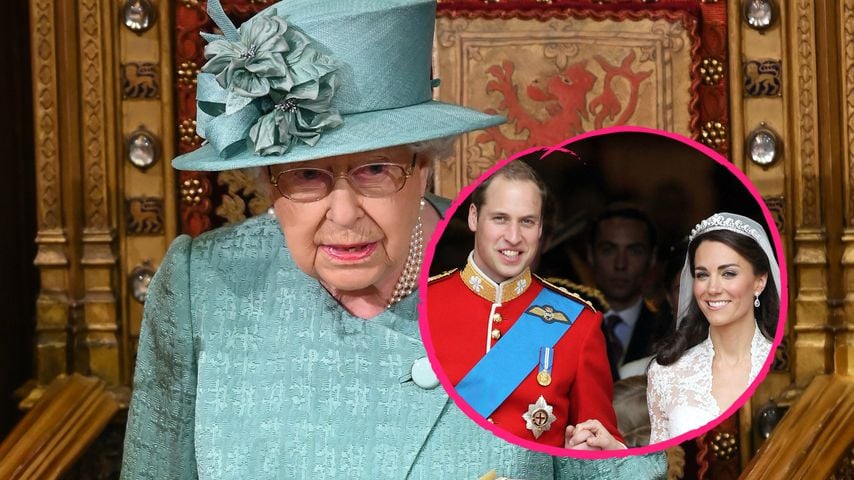Behält die Queen William und Kate jetzt etwa fest im Blick?