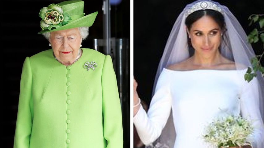 Deshalb war die Queen von Meghans Hochzeitskleid überrascht