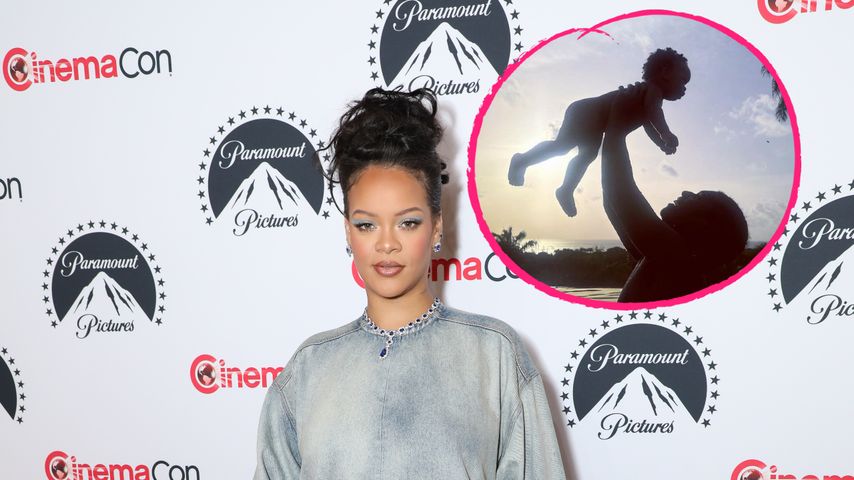 Rihanna teilt süßes Urlaubs-Pic von A$AP Rocky und Baby RZA!
