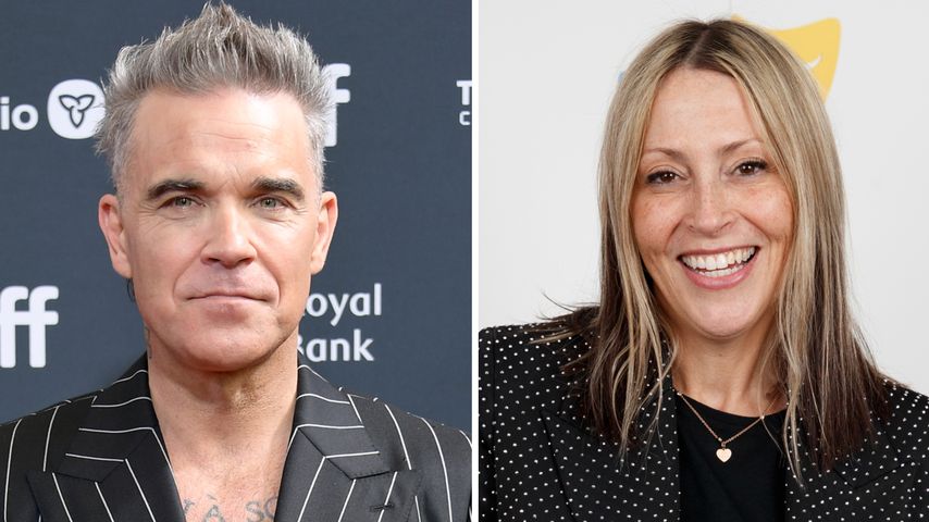 Collage: Robbie Williams und Nicole Appleton