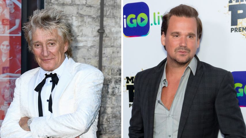 Collage: Rod Stewart und Sean Stewart