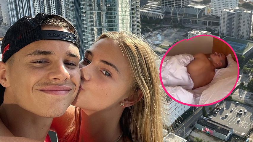 Oben ohne im Bett: Mia teilt intimes Foto von Romeo Beckham