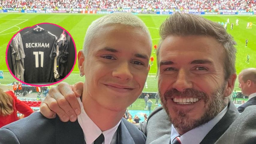 Ist Romeo Beckham jetzt wie sein Papa David Profifußballer?