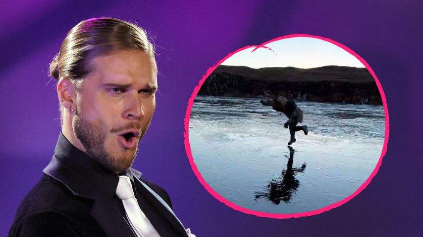 Ulkiger Clip: Der sonst so elegante Rúrik Gíslason fällt hin