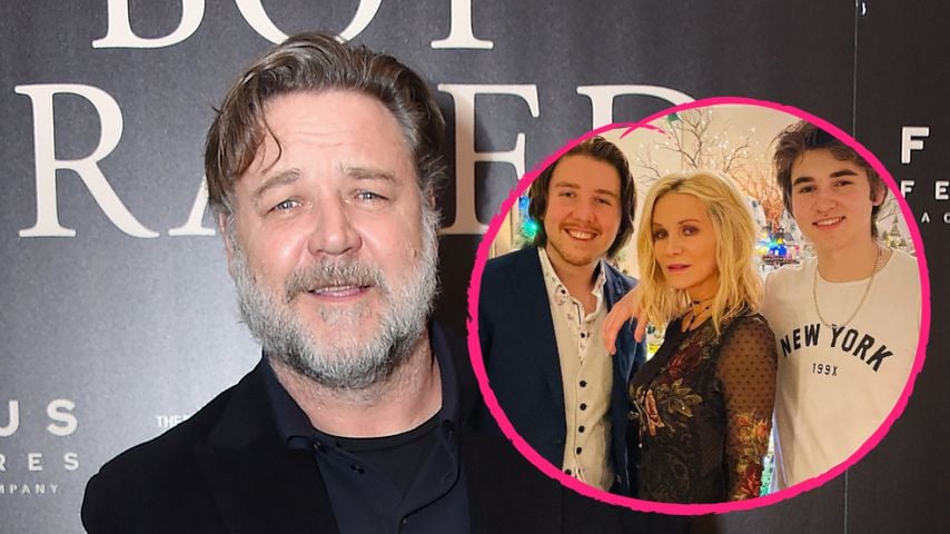 Seltenes Pic: So groß sind Russell Crowes Söhne mittlerweile