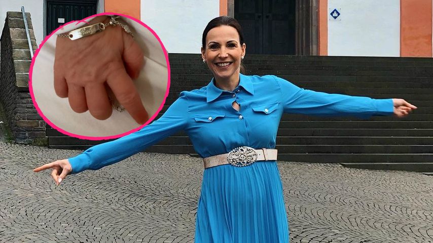 Neu-Mama Sabrina Mockenhaupt darf mit Ruby Klinik verlassen