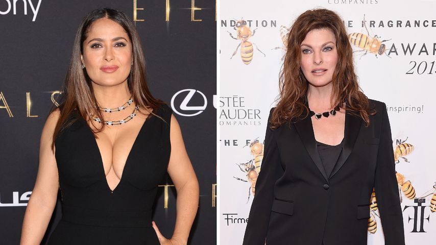 Salma unterstützte Linda Evangelista während Krebskampf