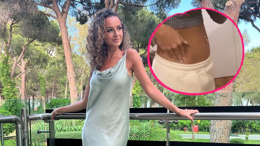 Zehnte Woche: Samira Cilingir zeigt Schwangerschaftsbauch