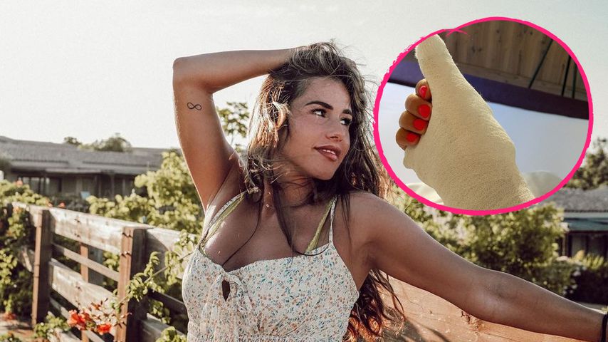 "Knochen in Hand angebrochen": Sarah Engels hat einen Gips