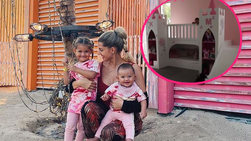 Mit Schloss: Mia und Kyla Harrisons haben XXL-Spielzimmer