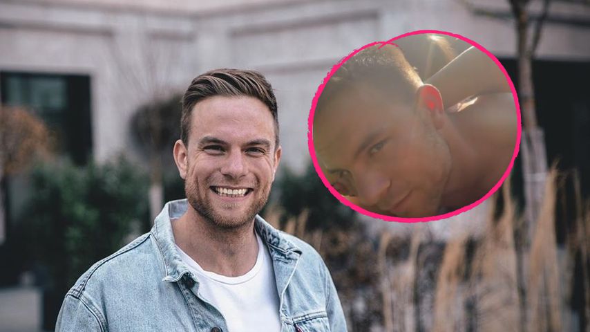 Beim Sonnen: Sebastian Preuss kuschelt mit seiner Freundin