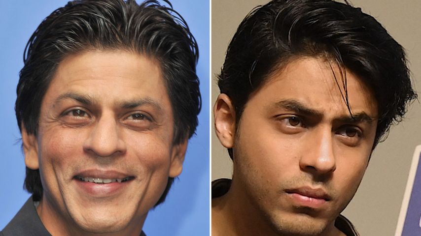 Collage: Shah Rukh Khan und Aryan Khan