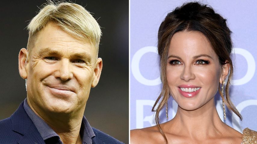 Was geht denn da zwischen Shane Warne und Kate Beckinsale?