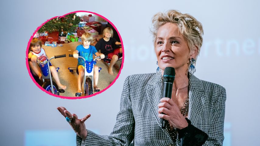 Sharon Stone teilt ein süßes Throwback-Foto ihrer drei Söhne