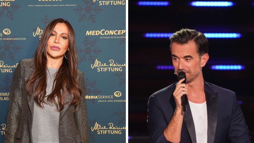 An Floris Seite: Simone Thomalla singt beim Adventsfest