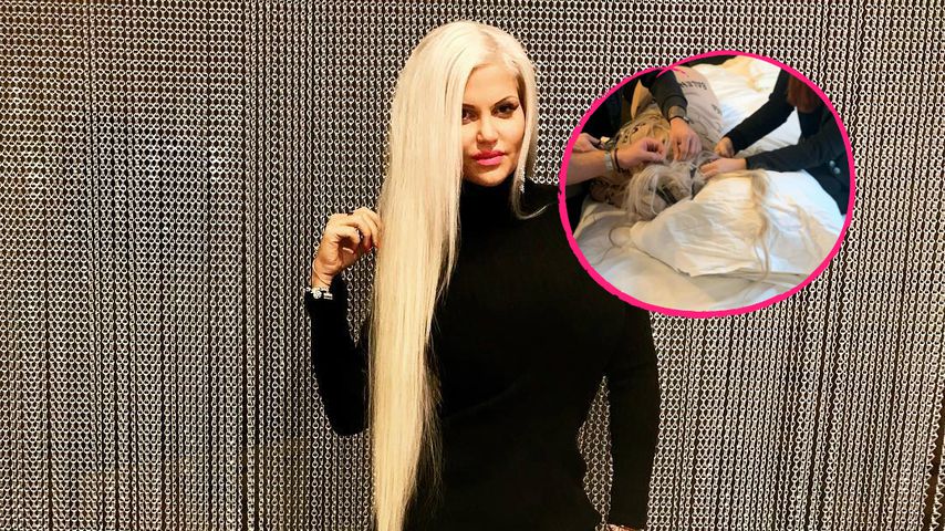 Wegen OP: Sophia Vegas' Extensions im Liegen gewechselt!