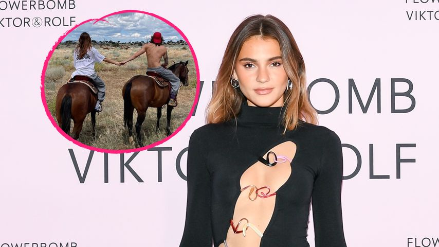 Nun offiziell? Stefanie Giesinger und Jeremy halten Händchen